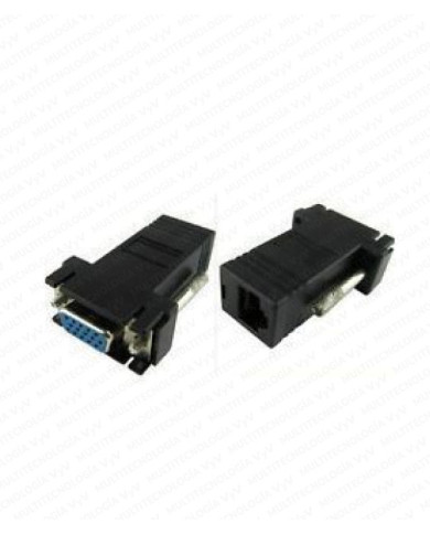VC-KIT EXTENSOR DE SEÑAL VGA HEMBRA A RJ45 (PAR)