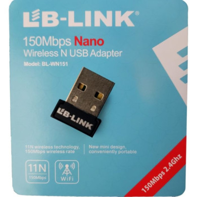 LB-USB WIRELESS WN151 MINI NANO ADAPTER 150MBPS