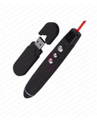 VC-PUNTERO LASER TIPO USB + CONTROL REMOTO DIAPOSITIVAS