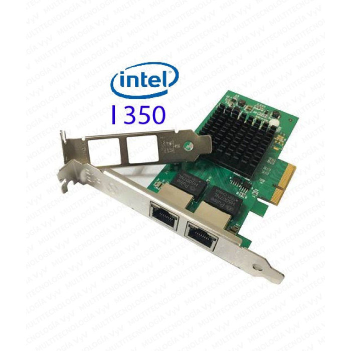 VC-TARJETA PCI EXPRESS SERVIDOR RJ45 1GB 2 PUERTOS 4X INTEL I350