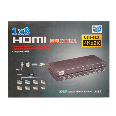 VC-SPLITER HDMI 8 PTOS 4Kx2K-3D