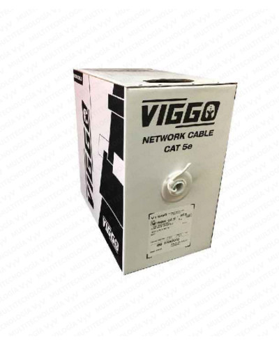 AM-VIGGO CABLE UTP INTERIOR CAT5E 50%CU 50% AL 305M 26 AWG-BLANCO