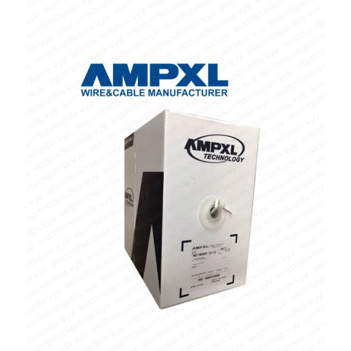 AM-AMPXL CABLE UTP INTERIOR CAT5E 50%CU 50%AL 305M DELTA 24AWG BLANCO