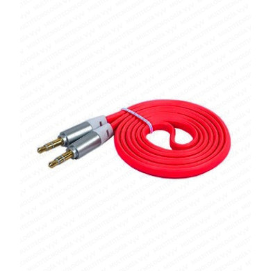 VC-CABLE AUXILIAR PLANO ROJO 1M