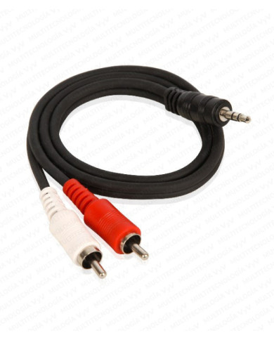 VC-CABLE DE DISKMAN 3.5 A 2RCA DELTA