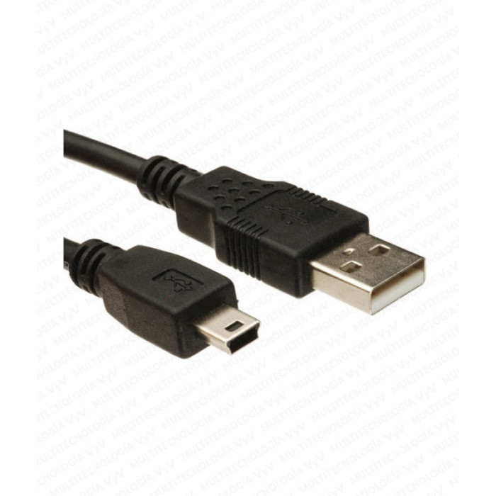 VC-CABLE USB 2.0 A MINI USB 5 PINES V3 DE 1.8 M DELTA