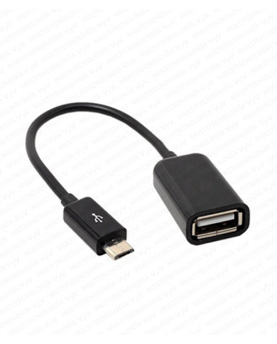 VC-CABLE OTG MICRO USB V8 A USB TIPO A HEMBRA DELTA
