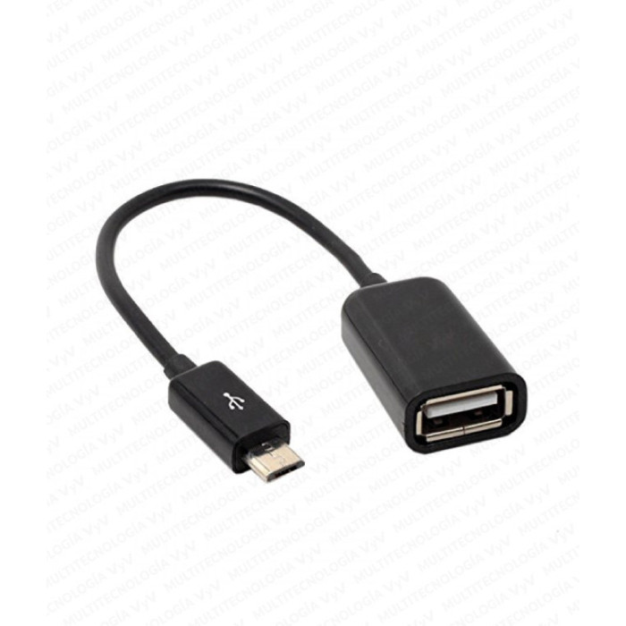 VC-CABLE OTG MICRO USB V8 A USB TIPO A HEMBRA