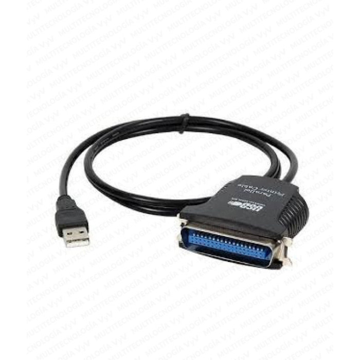 VC-CABLE USB A PARALELO 36 PINES 1.8M
