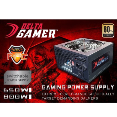 AU-FUENTE DE PODER GAMER 650W CERTIFICADA
