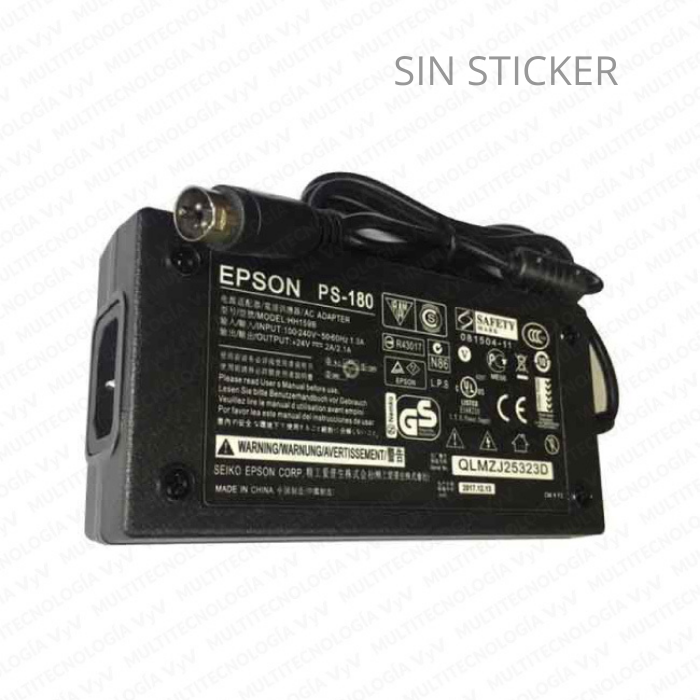 AU-CARGADOR PARA EPSON PS-180 24V 2.1A 3 PINES