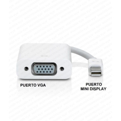 VC-CABLE CONVERTIDOR MINI DISPLAY A VGA L-20CM