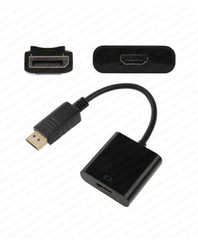 VC-CABLE CONVERTIDOR DISPLAY PORT A HDMI L- 20CM