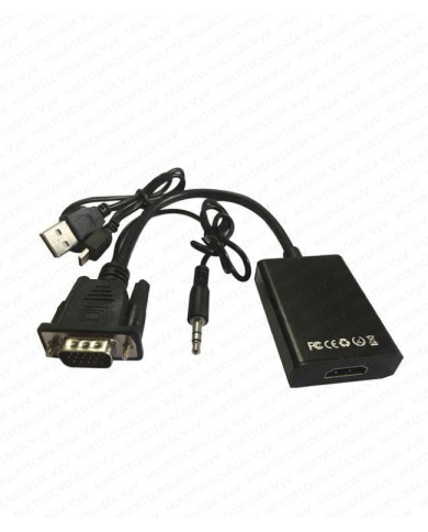 VC-CABLE CONVERTIDOR VGA A HDMI