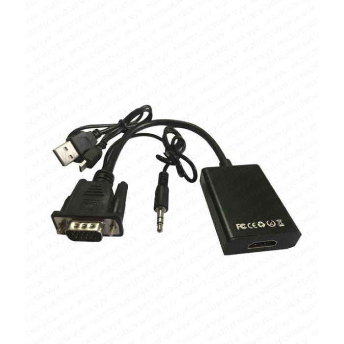 VC-CABLE CONVERTIDOR VGA A HDMI
