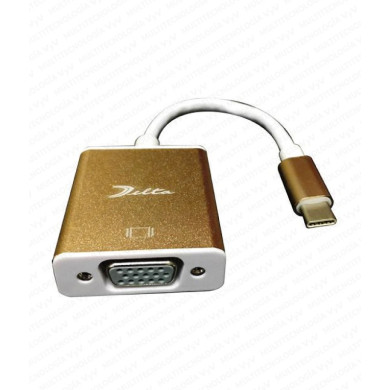 VC-ADAPTADOR USB 3.1 TIPO C A VGA TAMAÑO 12 CM (GEN 2)