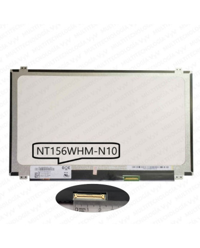 VC-PANTALLA LAPTOP 15.6 LED HD 1366x768 40 PINES 25mm BRACKET NT156WHM-N10 V5.0