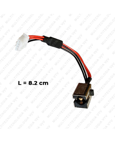 VC-PIN DE CARGA PARA TOSHIBA P850 P/N DC30100IU00 L- 8cm PLUG 5.5x2.5