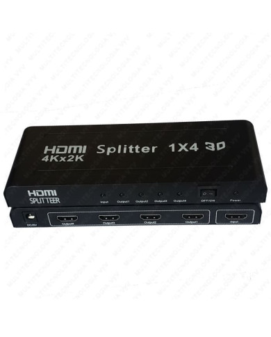 VC-SPLITER HDMI DE 4 PUERTOS 4K*2K V1.4 HDCP