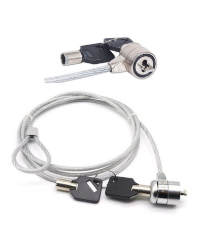 VC-CANDADO PARA LAPTOP CON LLAVE RANURA 3.0x7.0 mm L-1.10M