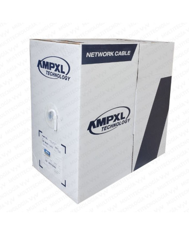 AM-AMPXL CABLE UTP INTERIOR CAT6 50%CU 50%AL 305M 23 AWG BLANCO