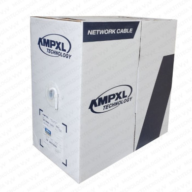 AM-AMPXL CABLE UTP INTERIOR CAT6 50%CU 50%AL 305M 23 AWG BLANCO