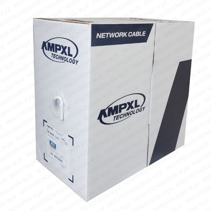 AM-AMPXL CABLE UTP INTERIOR CAT6 50%CU 50%AL 305M 23 AWG BLANCO