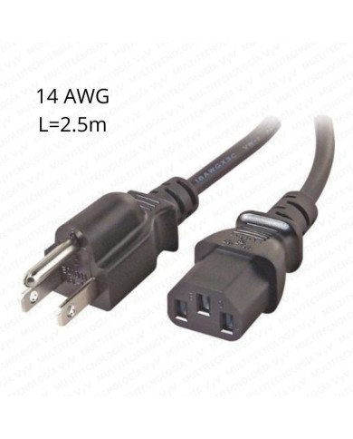 VC-CABLE DE PODER DE CPU DE 2.5 M 14AWG