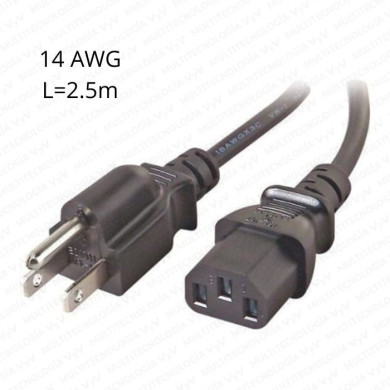 VC-CABLE DE PODER DE CPU DE 2.5 M 14AWG