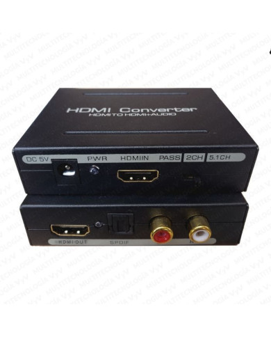 VC-CAJA CONVERTIDOR HDMI A HDMI + AUDIO