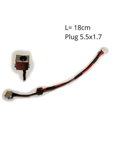 VC-PIN DE CARGA PARA HP COMPAQ CQ43 P/N 35070SU00-H59-G L-19.5cm PLUG 7.4x5.0