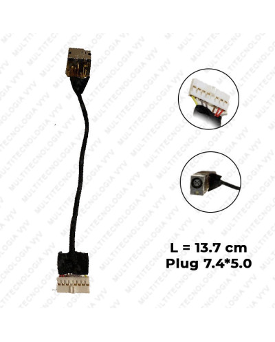 VC-PIN DE CARGA PARA HP COMPAQ CQ43 P/N 35070SU00-H59-G L-19.5cm PLUG 7.4x5.0