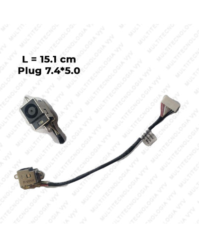 VC-PIN DE CARGA PARA TOSHIBA SATELLITE L645 P/N DD0TE2AD000 L-27cm PLUG 5.5x2.5