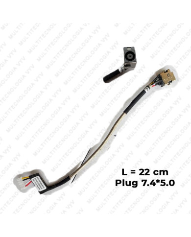 VC-PIN DE CARGA PARA HP ENVY X360 CORTO P/N 799735-S51 L-7cm PLUG 4.5x3.0