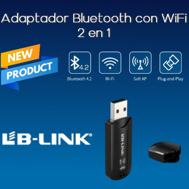 LB-USB WIRELESS WN300BT BLUETOOTH 4.2+WIFI 150 Mbps