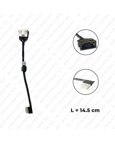 VC-PIN DE CARGA PARA LENOVO G70 P/N DC30100LM00 L-15cm PLUG RECTANGULAR