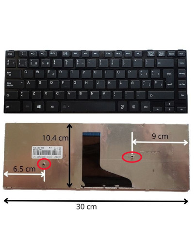 VC-TECLADO PARA TOSHIBA 14 C45 / C40 / L40