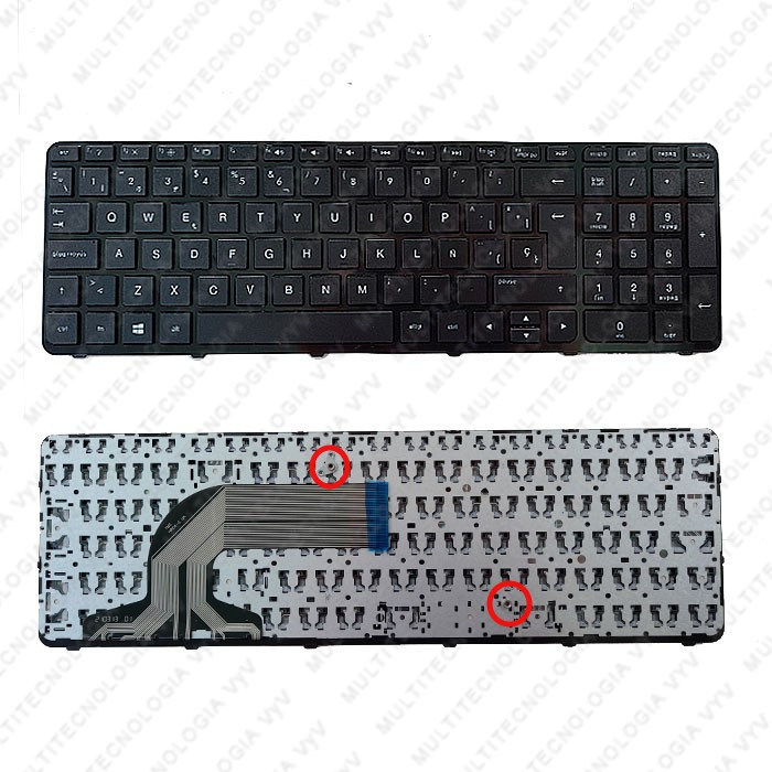 VC-TECLADO PARA HP 15 15N 15A 15E 15G 15H 15R 15S 15Z-B 15Z-G 250 G2 G3 FRAME