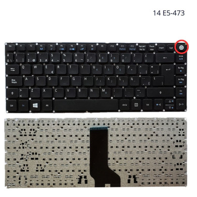 VC-TECLADO PARA ACER 14 E5-473 E14 E5-422 E5-432 E5-452 E5-474 NO FRAME BIG ENTER