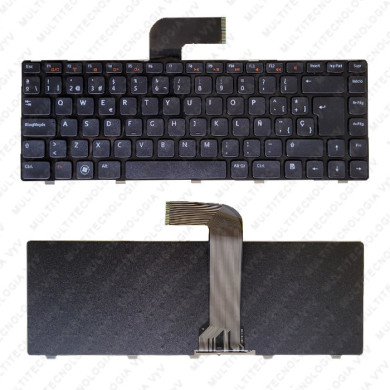 VC-TECLADO PARA DELL 14 N4110 3420 BIG ENTER FRAME
