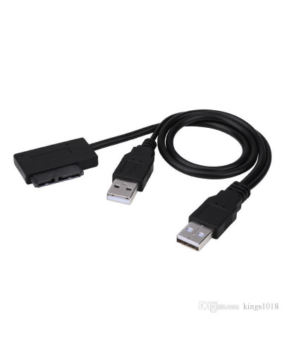 VC-CABLE CONVERTIDOR USB 2.0 A SLIMLINE SATA 7+6 PIN (13 PINES)