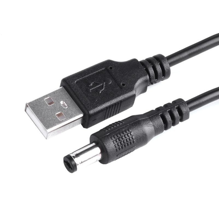 VC-CABLE DE PODER USB 5V 1A PLUG 5.5x2.1