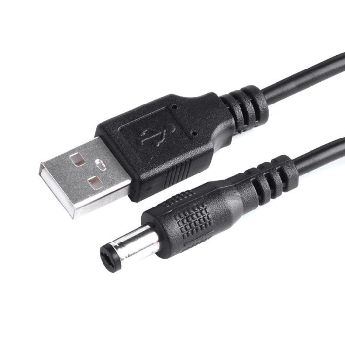 VC-CABLE DE PODER USB 5V A PLUG 5.5x2.1