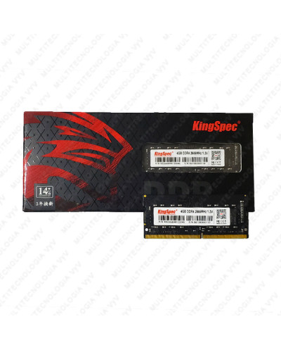 KS-MEMORIA RAM KINGSPEC DDR4 LAPTOP 16GB 1.2V 2666 MHz