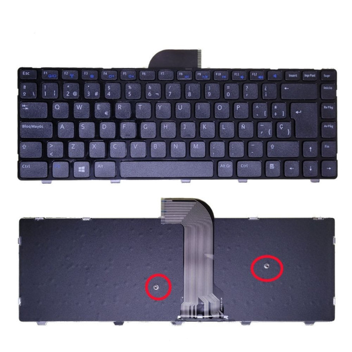 VC-TECLADO PARA DELL 14 3421 FRAME BIG ENTER