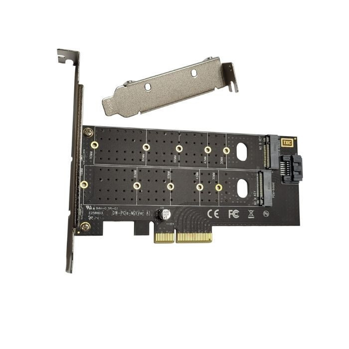 VC-TARJETA PCI EXPRESS M.2 (NVME + SATA) 4X