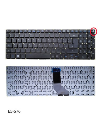 VC-TECLADO PARA DELL 15 5567 NO FRAME BIG ENTER RETROILUMINADO