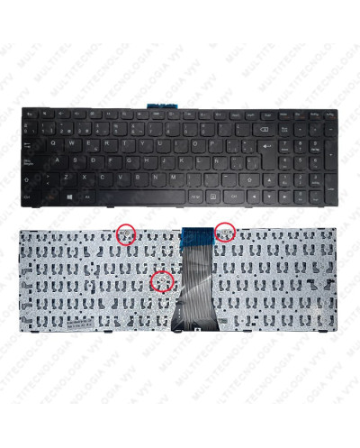 VC-TECLADO PARA LENOVO 15 300-15 305-15 FRAME BIG ENTER