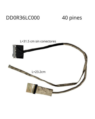 VC-FLEX DE VIDEO HP G6 P/N DD0R36LC000