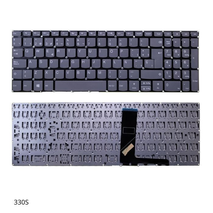 VVC-TECLADO PARA LENOVO 15 330S-15 BIG ENTER SIN FRAME